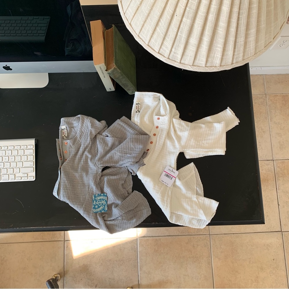 set of 2 FP Henleys